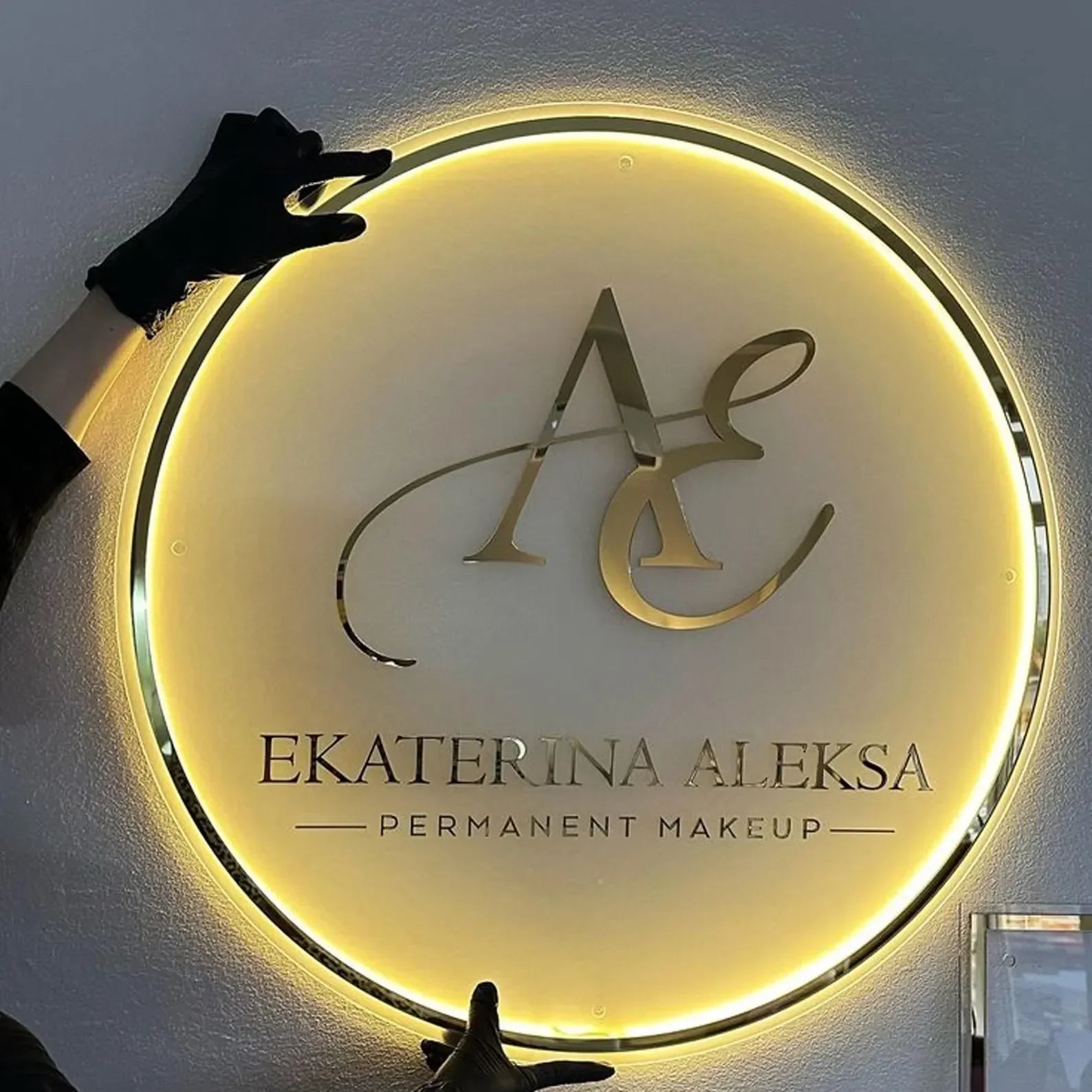 Personalized Business Sign With LED