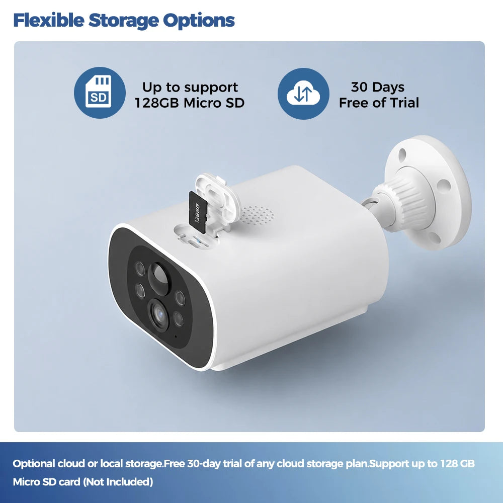 2.5K Solar Security Camera Wireless