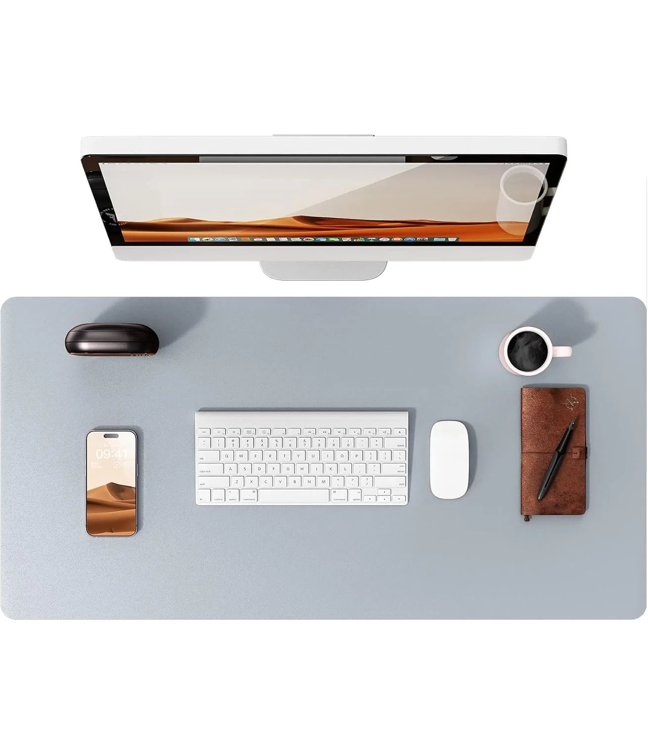 Office Desk Mat, Leather Desk Pad