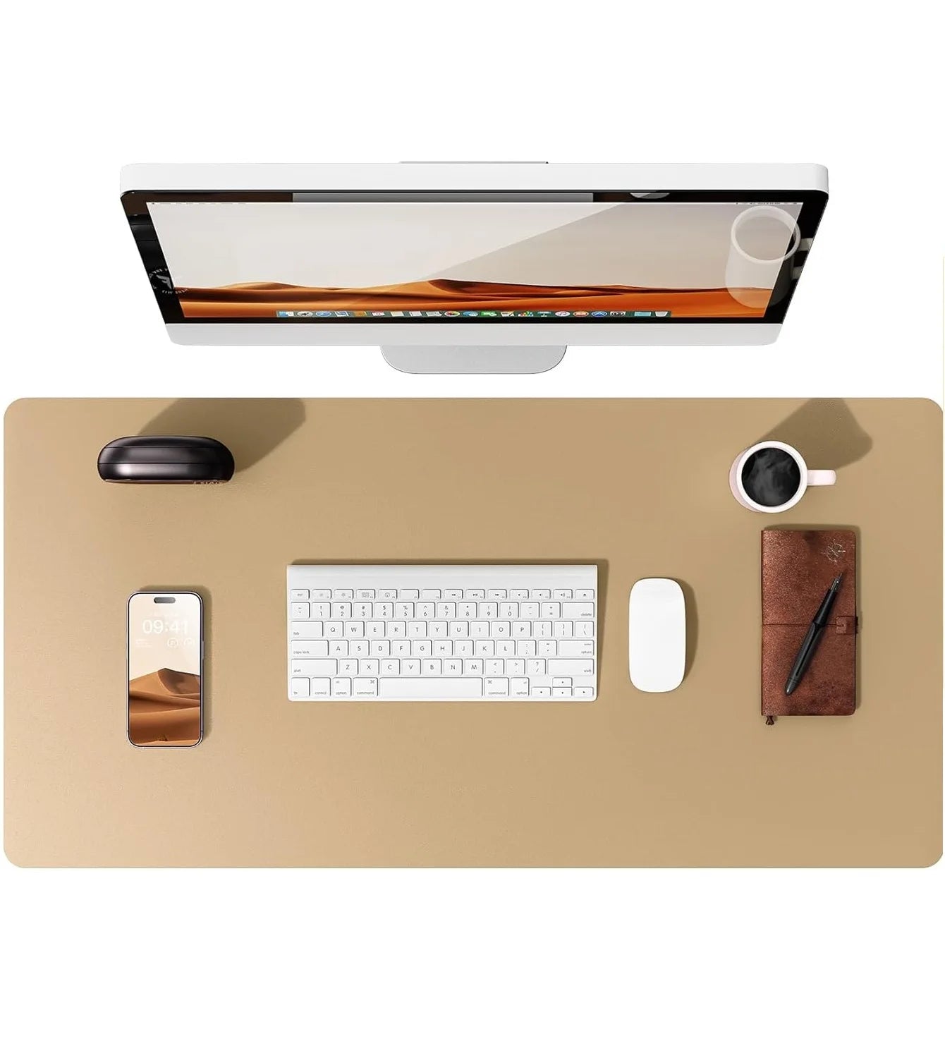 Office Desk Mat, Leather Desk Pad