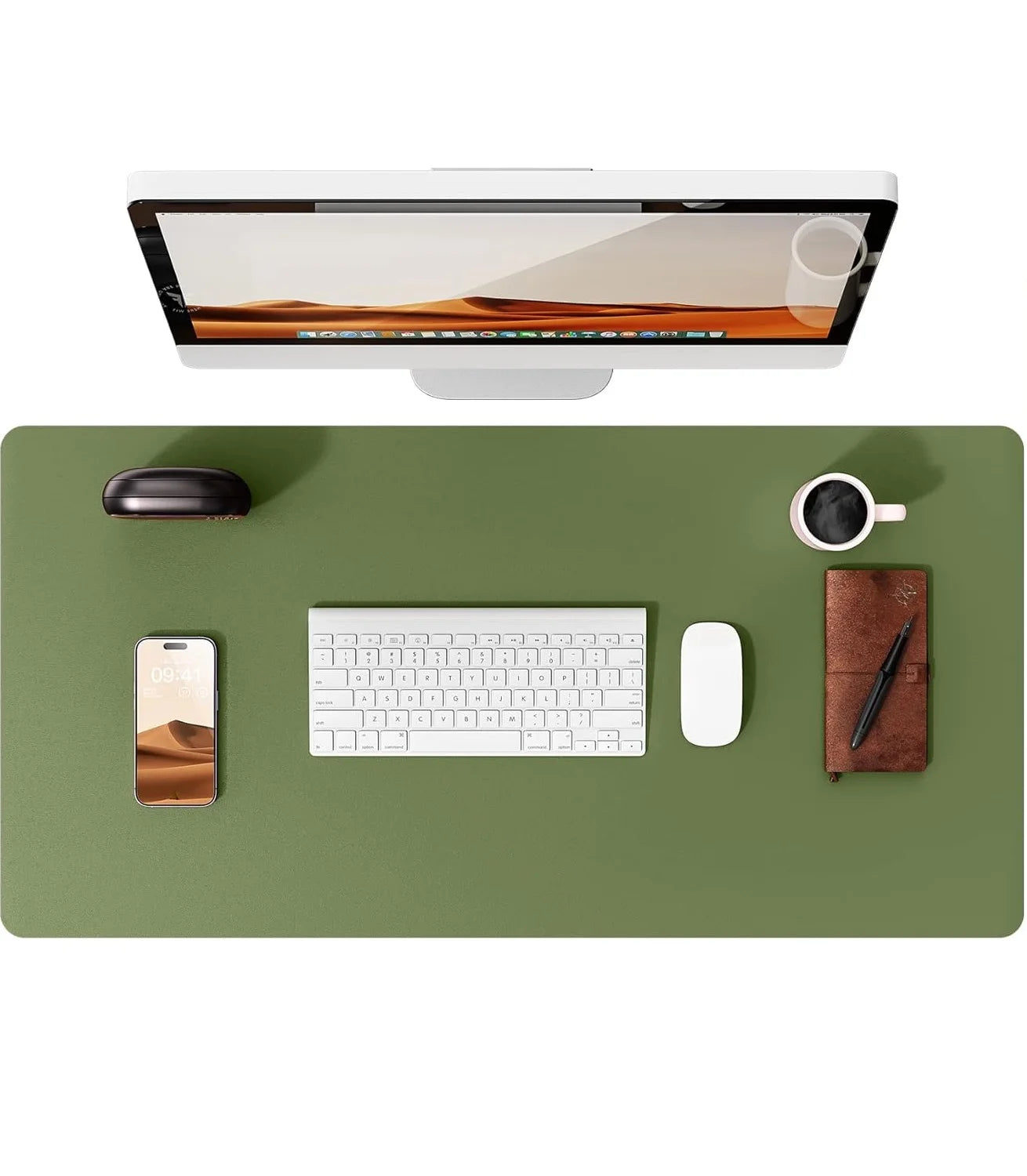 Office Desk Mat, Leather Desk Pad