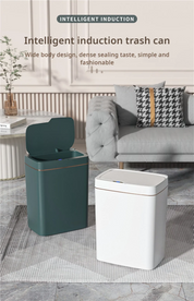 Smart Bathroom Trash Can Automatic