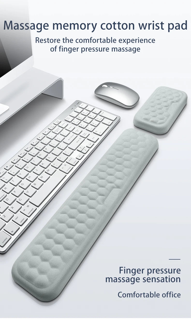 Keyboard Mouse Wrist Rest Pad Memory