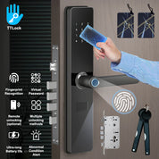 Smart Fingerprint Door Handle Lock
