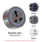 Rail Socket US UN/USB Type-C Wall Power