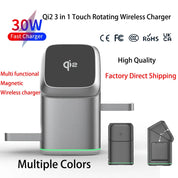 Qi2 15W 3 in 1 Magnetic Wireless Charger