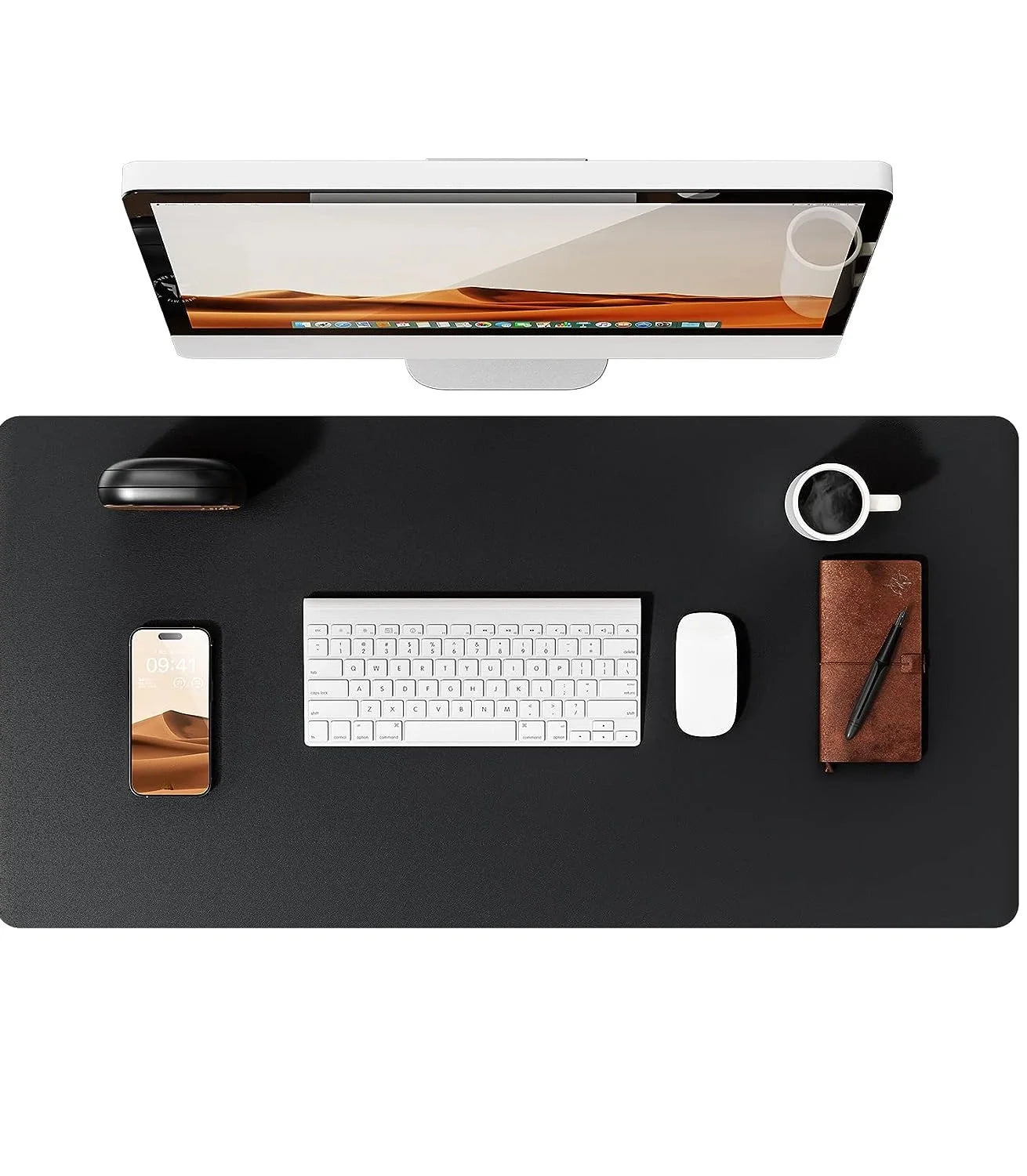 Office Desk Mat, Leather Desk Pad