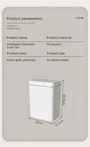 Smart Bathroom Trash Can Automatic
