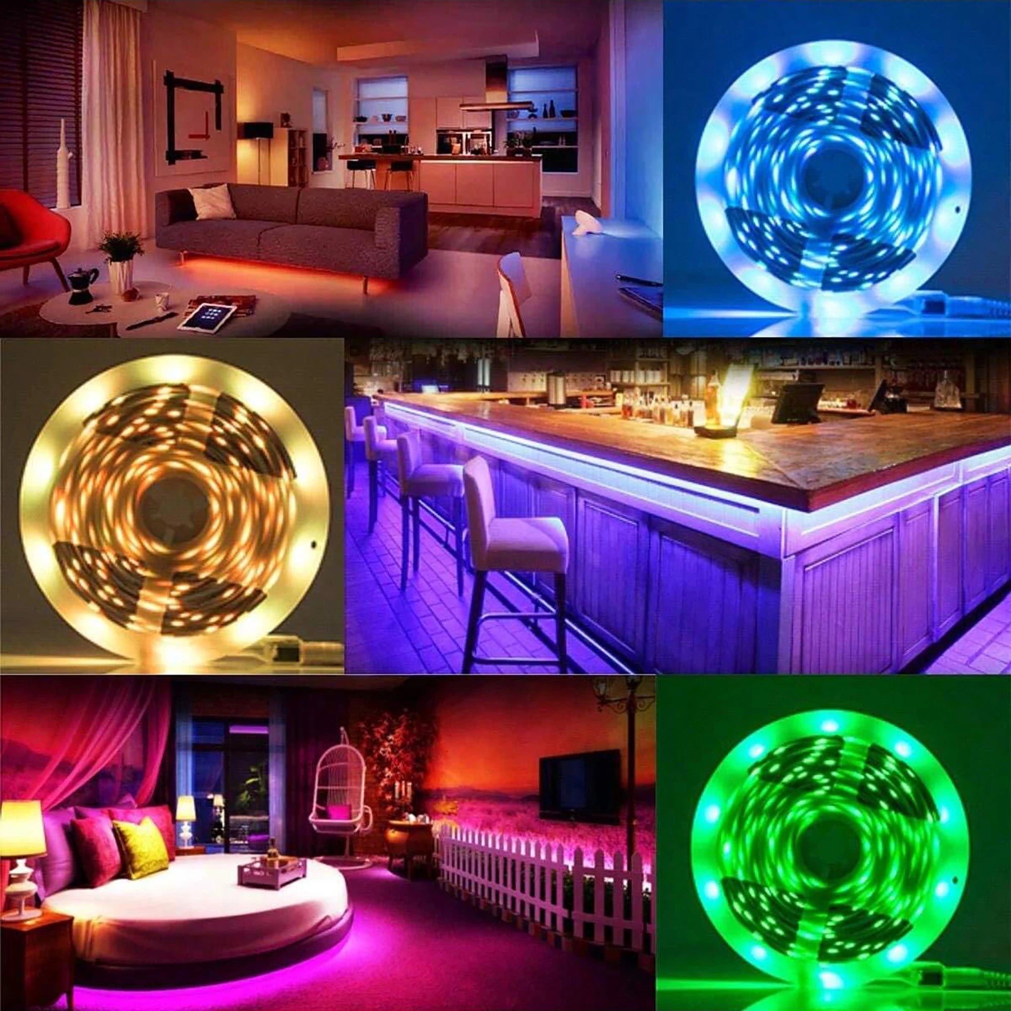 25/50/100/200FT RGB LED Smart Light