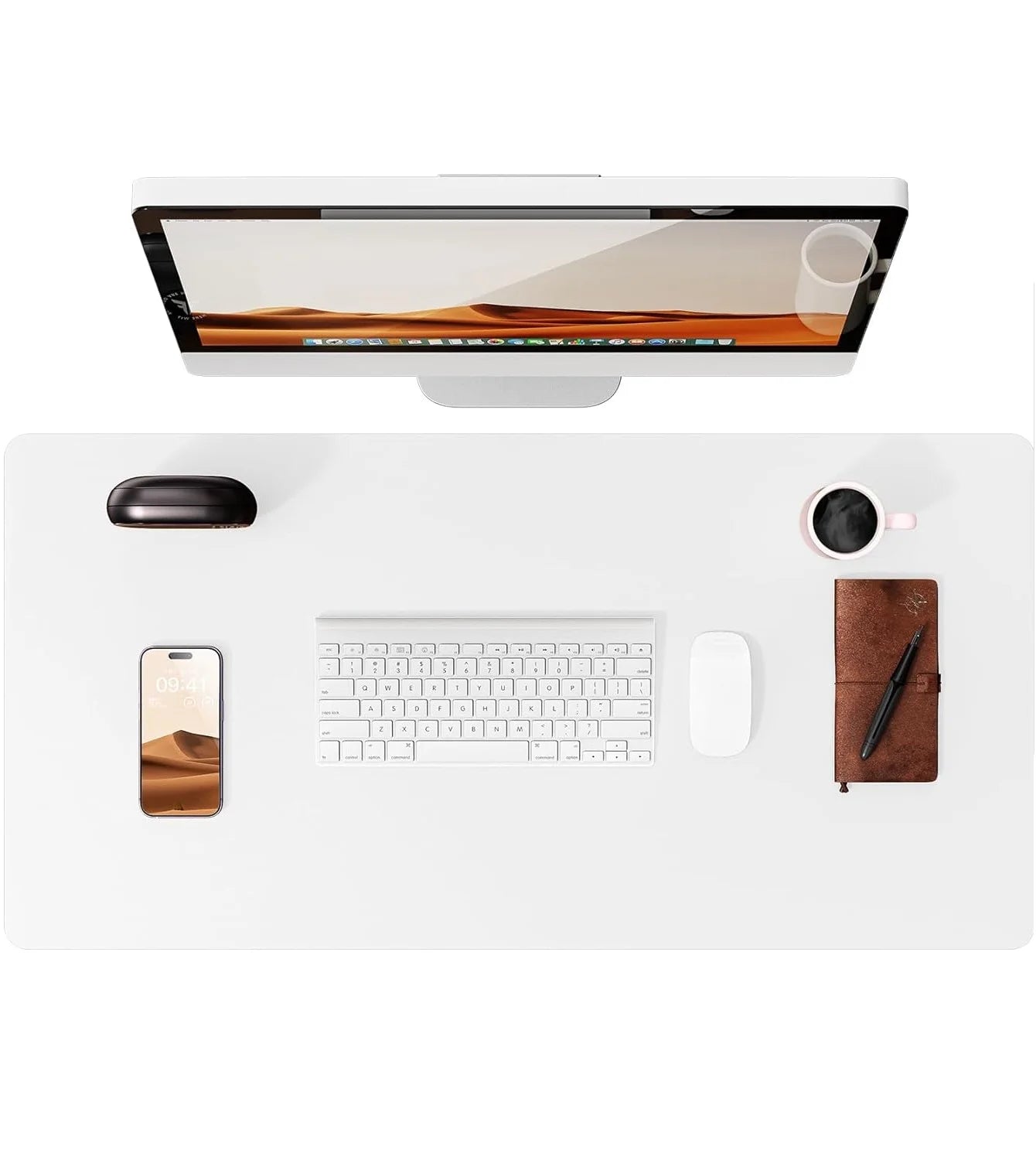 Office Desk Mat, Leather Desk Pad