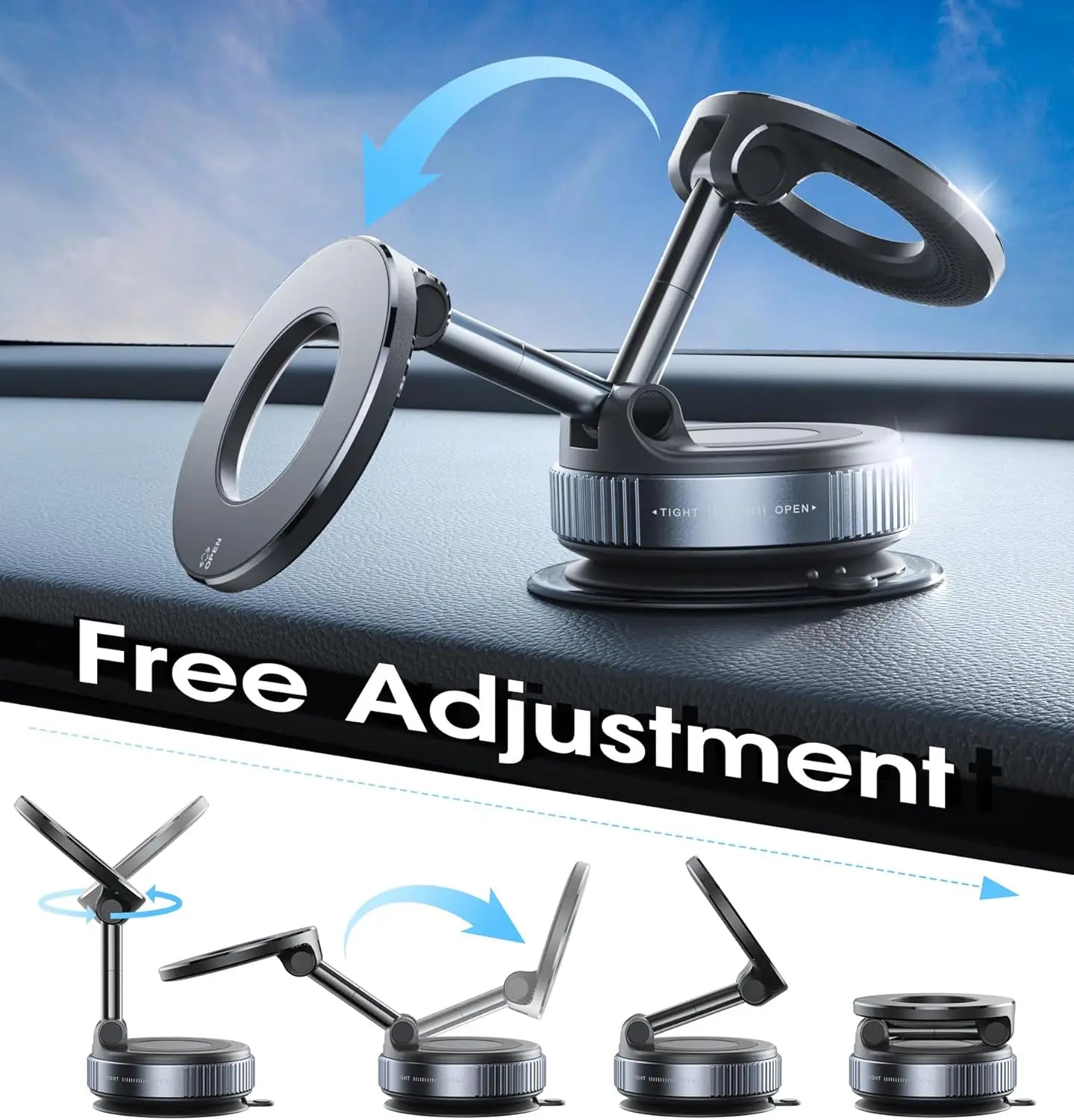 Universal Magnetic Car Phone Holder,