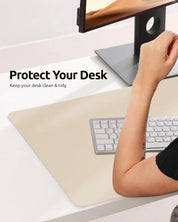 Office Desk Mat, Leather Desk Pad