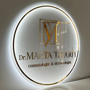 Personalized Business Sign With LED