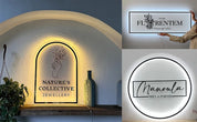 Personalized Business Sign With LED