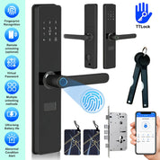 Smart Fingerprint Door Handle Lock