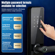 Smart Fingerprint Door Handle Lock