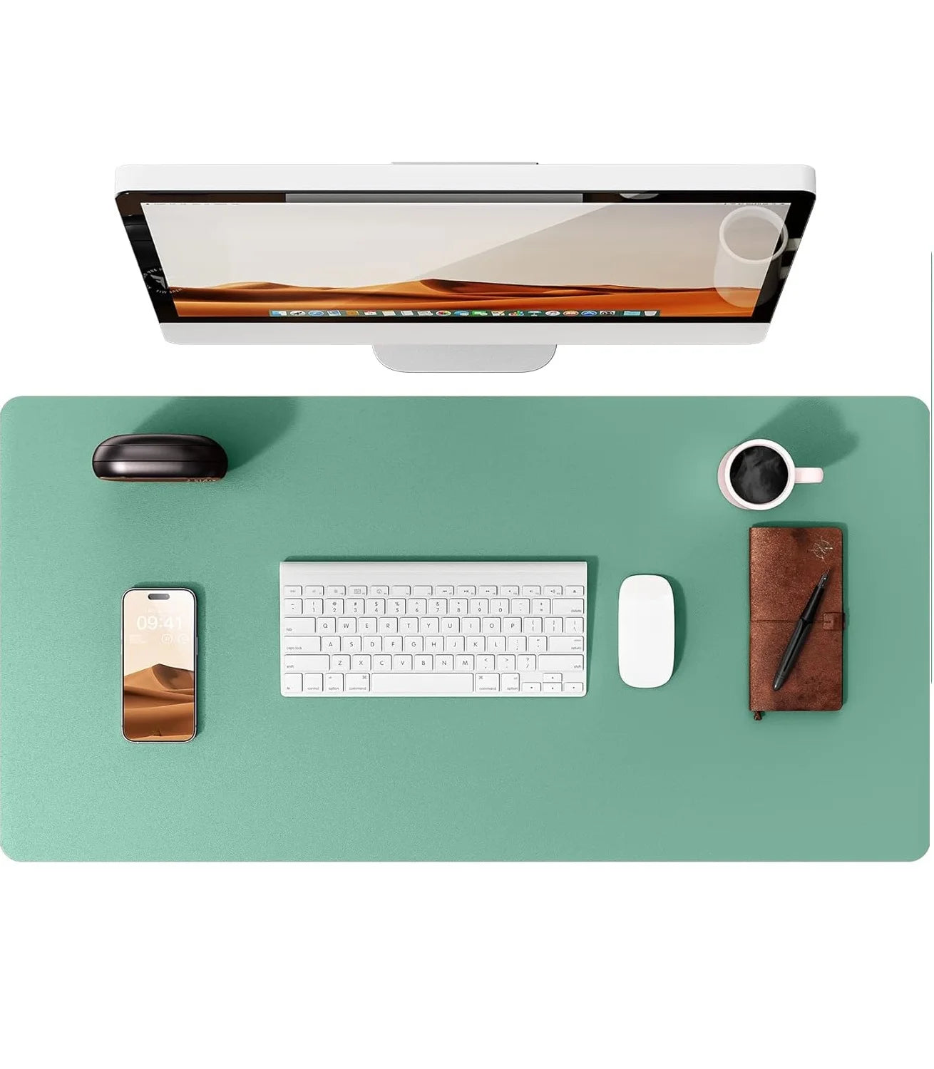 Office Desk Mat, Leather Desk Pad
