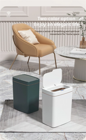 Smart Bathroom Trash Can Automatic