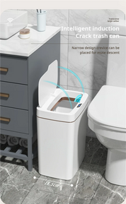 Smart Bathroom Trash Can Automatic