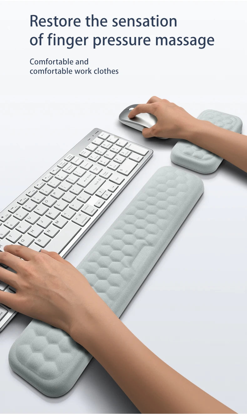 Keyboard Mouse Wrist Rest Pad Memory