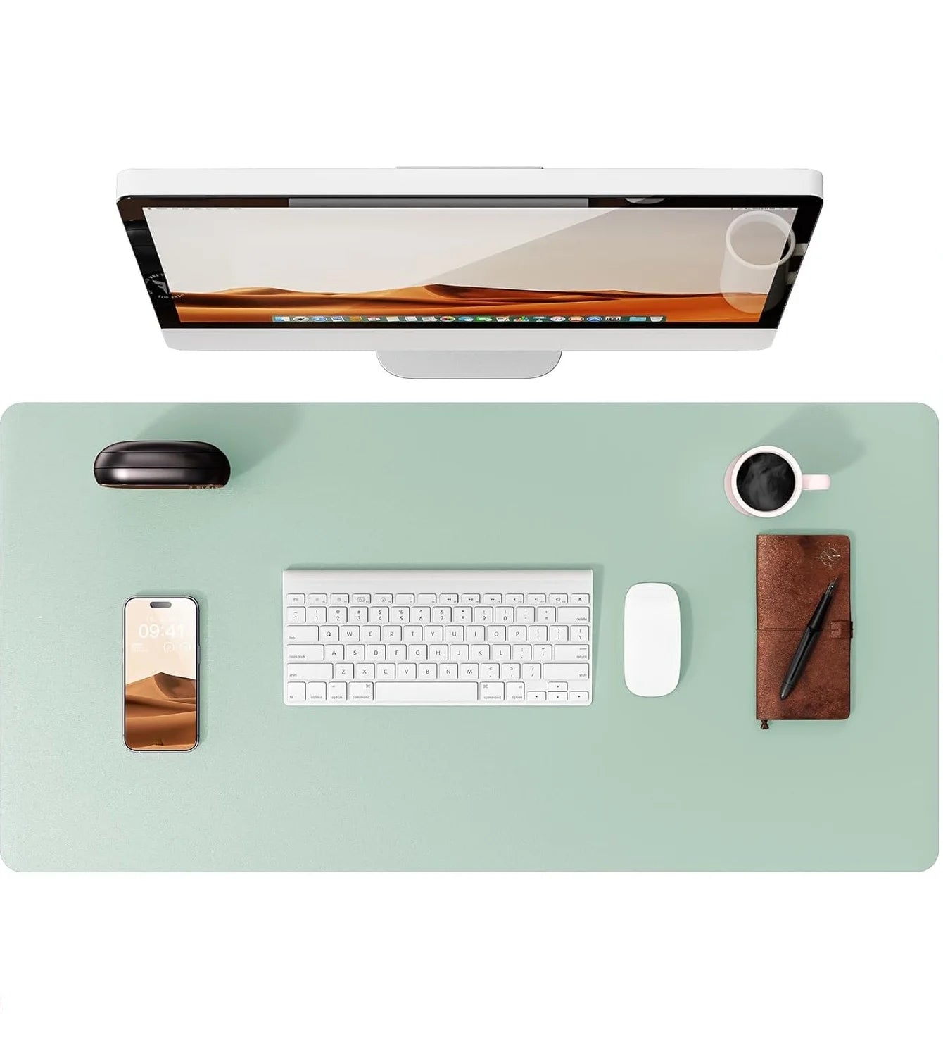 Office Desk Mat, Leather Desk Pad