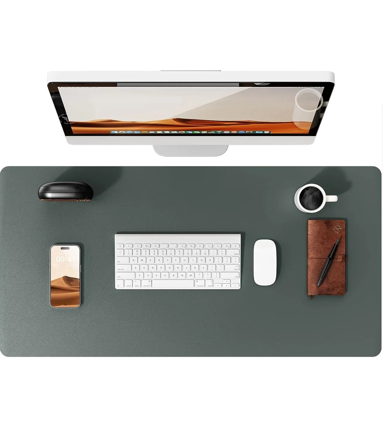 Office Desk Mat, Leather Desk Pad