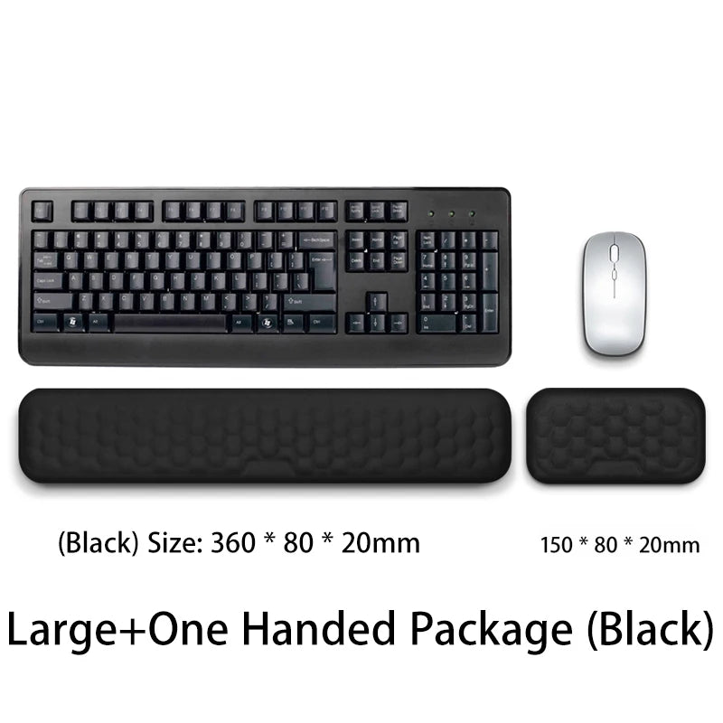 Keyboard Mouse Wrist Rest Pad Memory