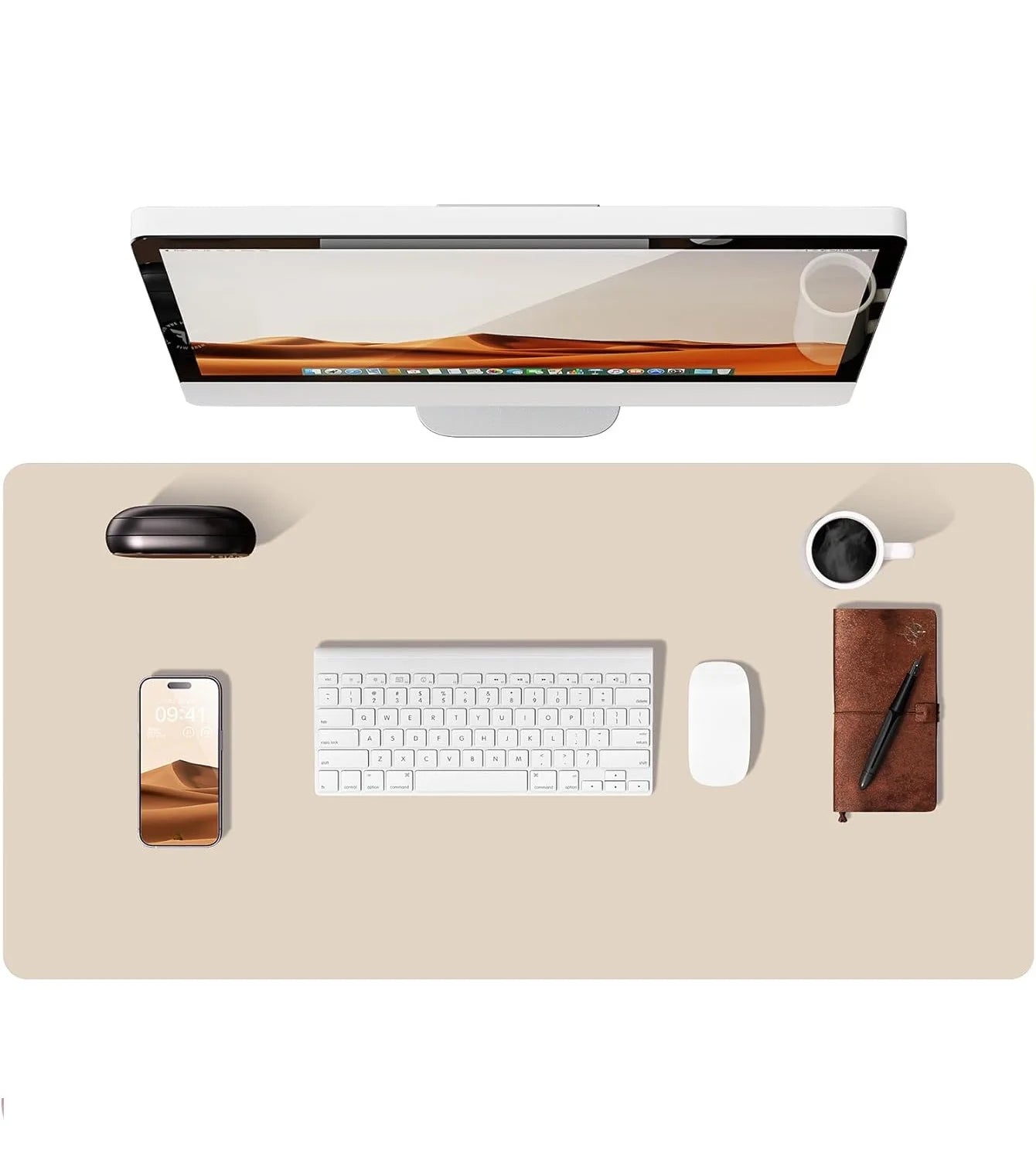 Office Desk Mat, Leather Desk Pad