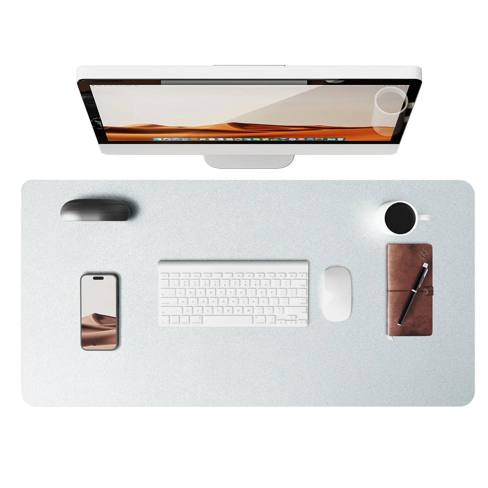 Office Desk Mat, Leather Desk Pad