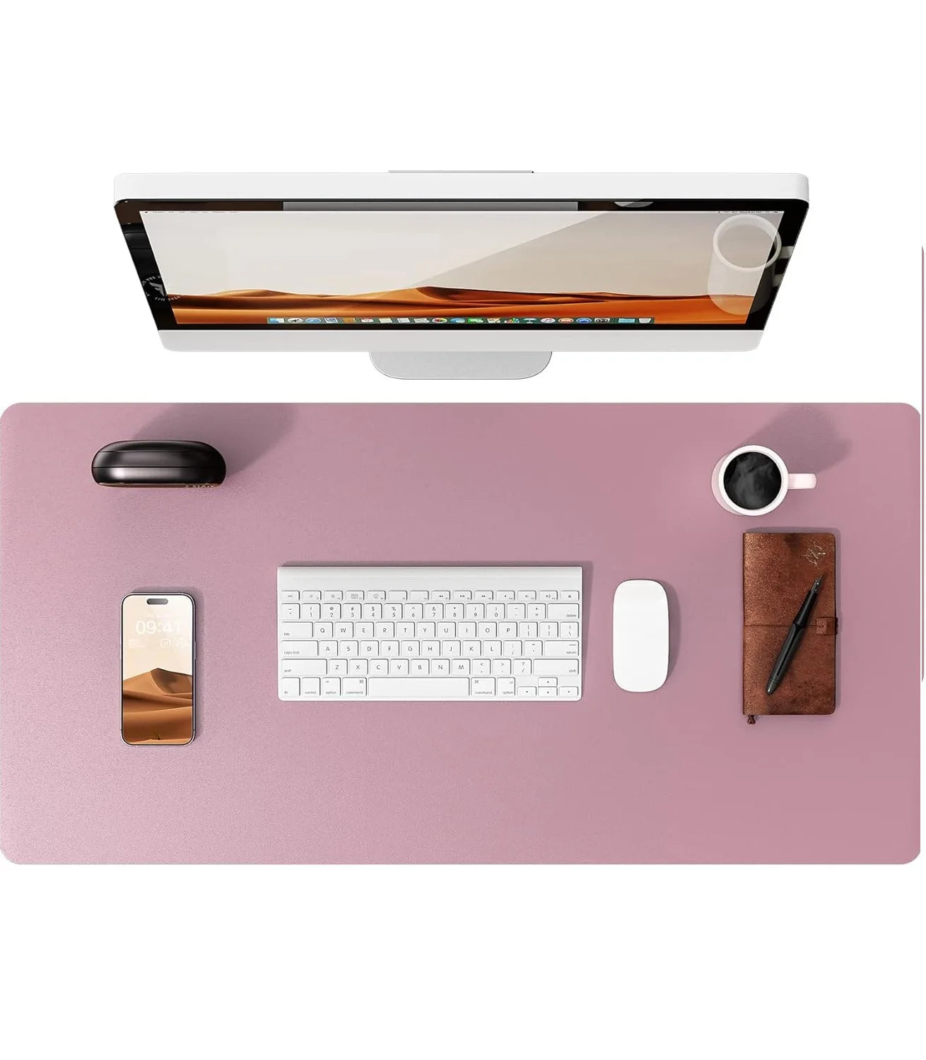 Office Desk Mat, Leather Desk Pad