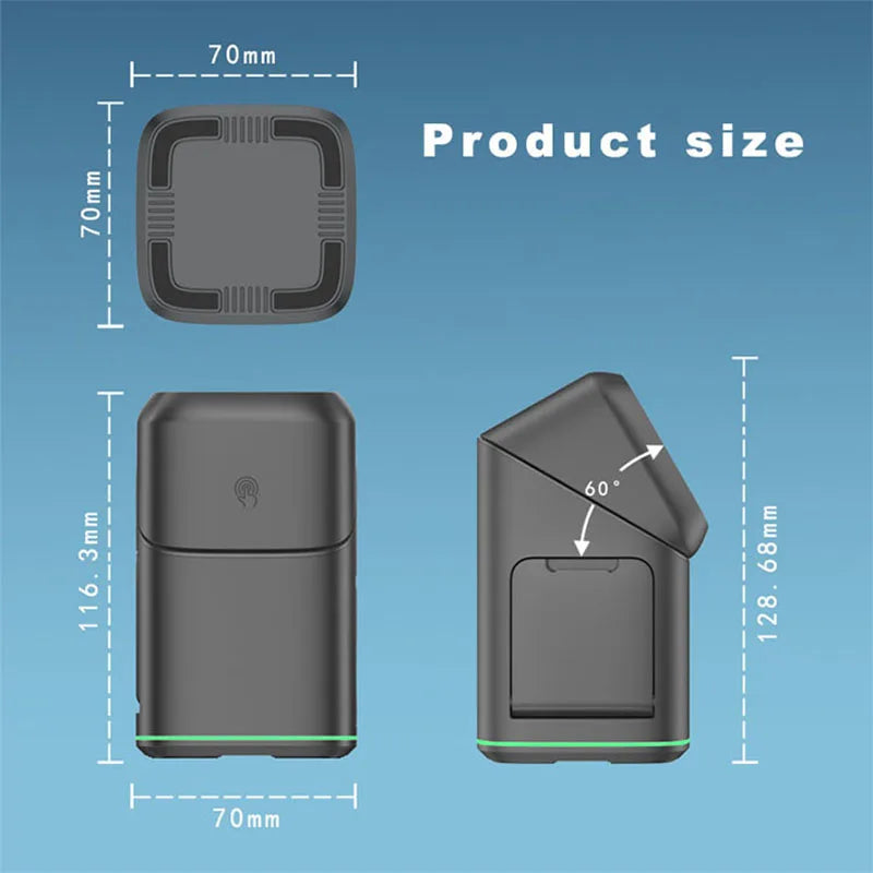 Qi2 15W 3 in 1 Magnetic Wireless Charger