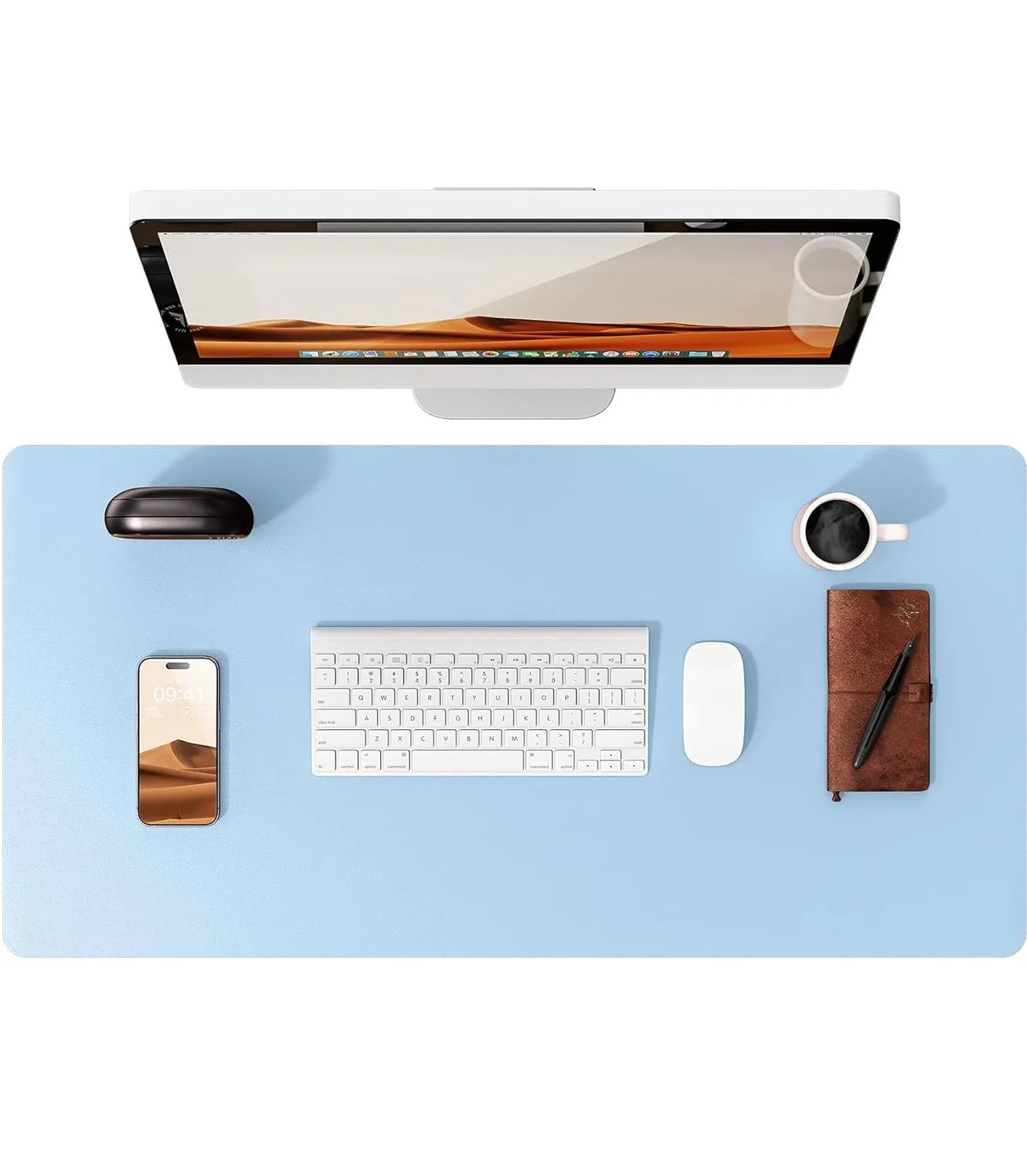 Office Desk Mat, Leather Desk Pad