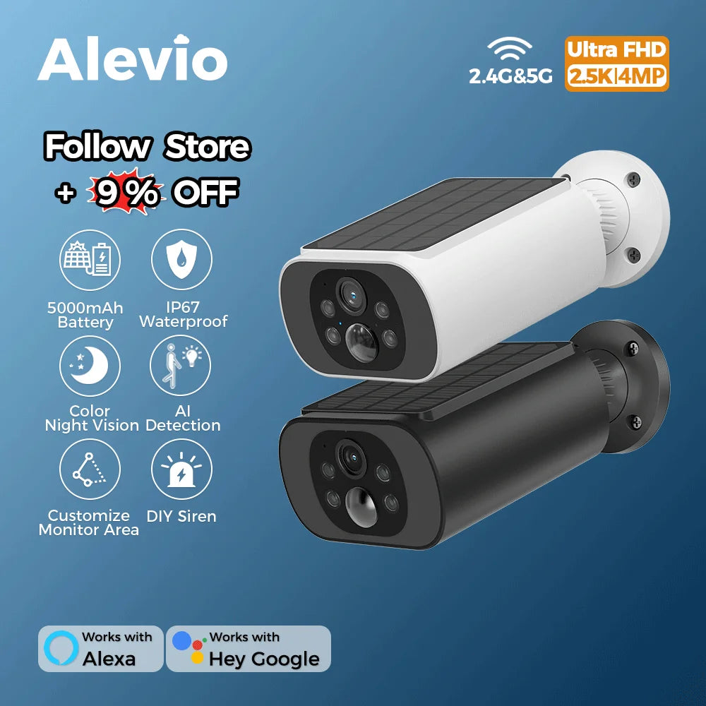 2.5K Solar Security Camera Wireless
