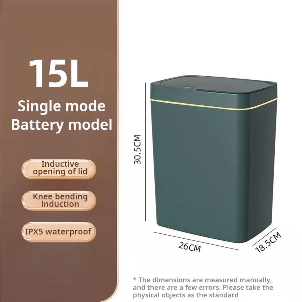 Smart Bathroom Trash Can Automatic