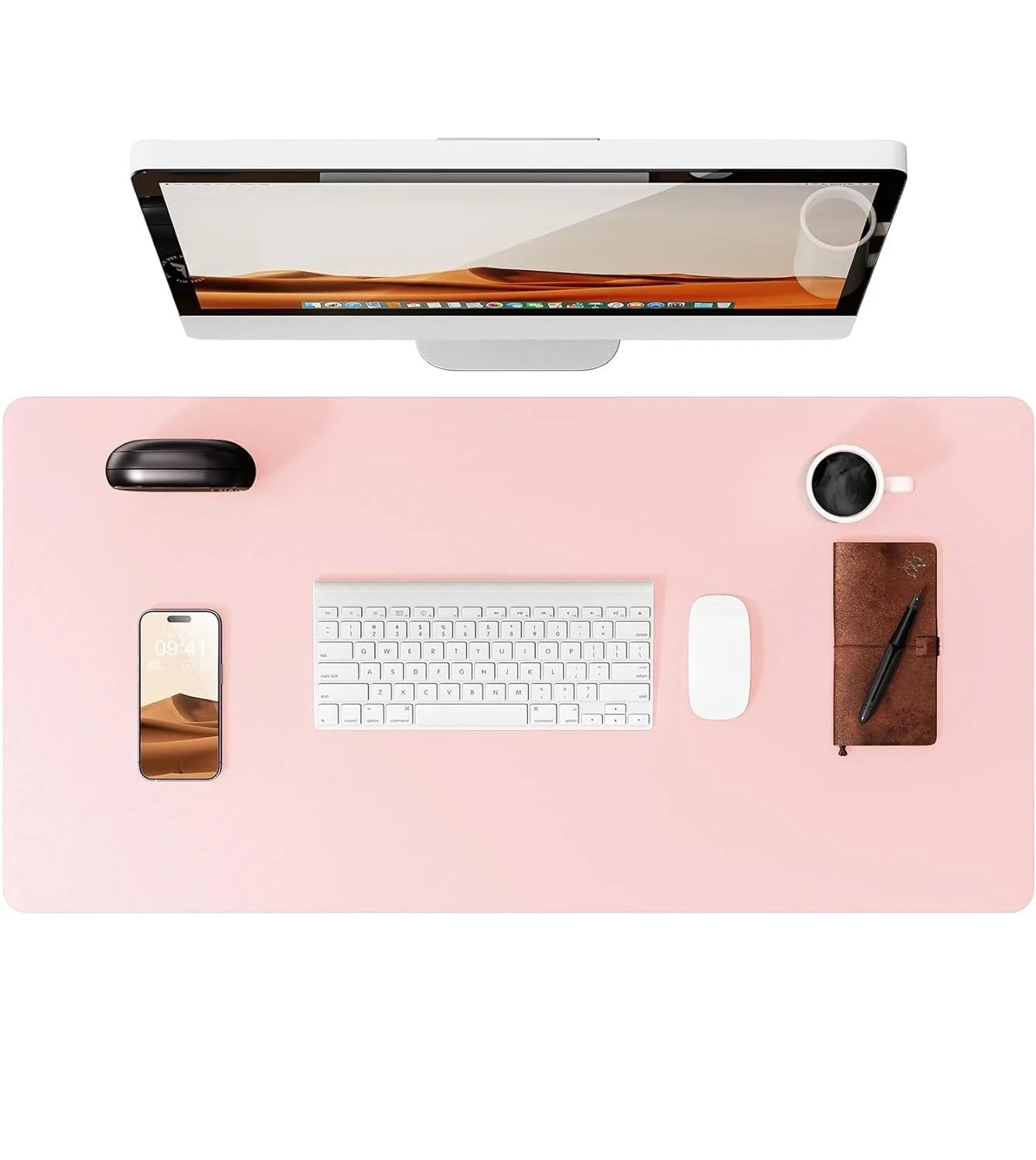 Office Desk Mat, Leather Desk Pad