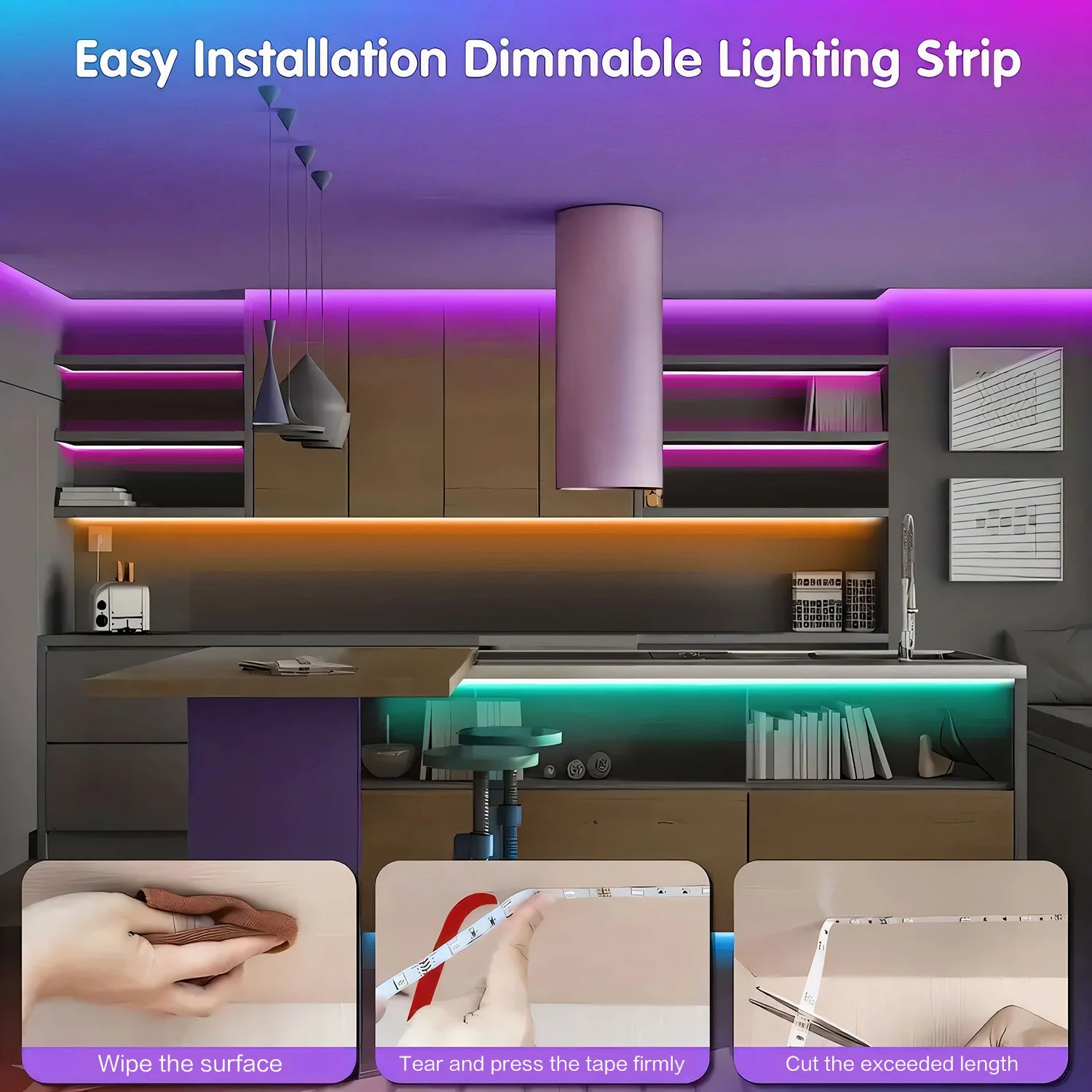 25/50/100/200FT RGB LED Smart Light