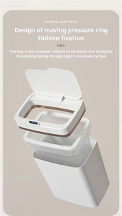 Smart Bathroom Trash Can Automatic