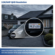 2.5K Solar Security Camera Wireless