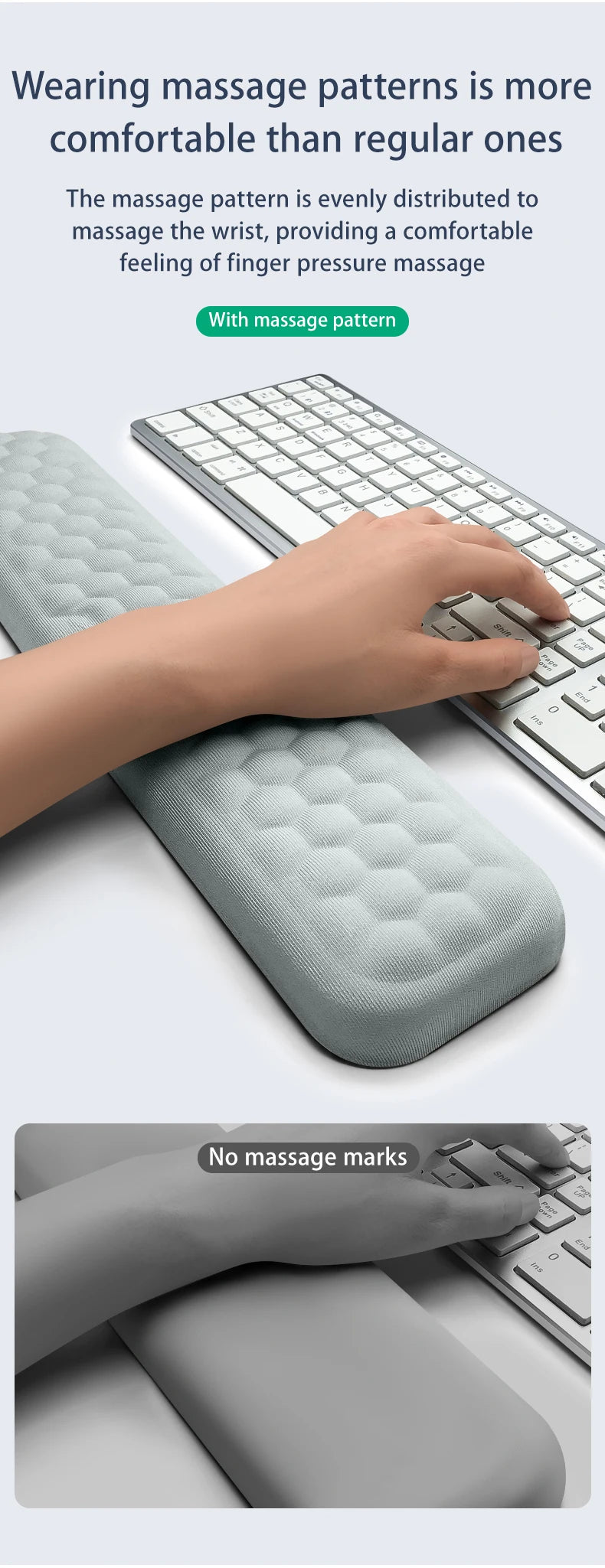 Keyboard Mouse Wrist Rest Pad Memory