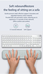 Keyboard Mouse Wrist Rest Pad Memory