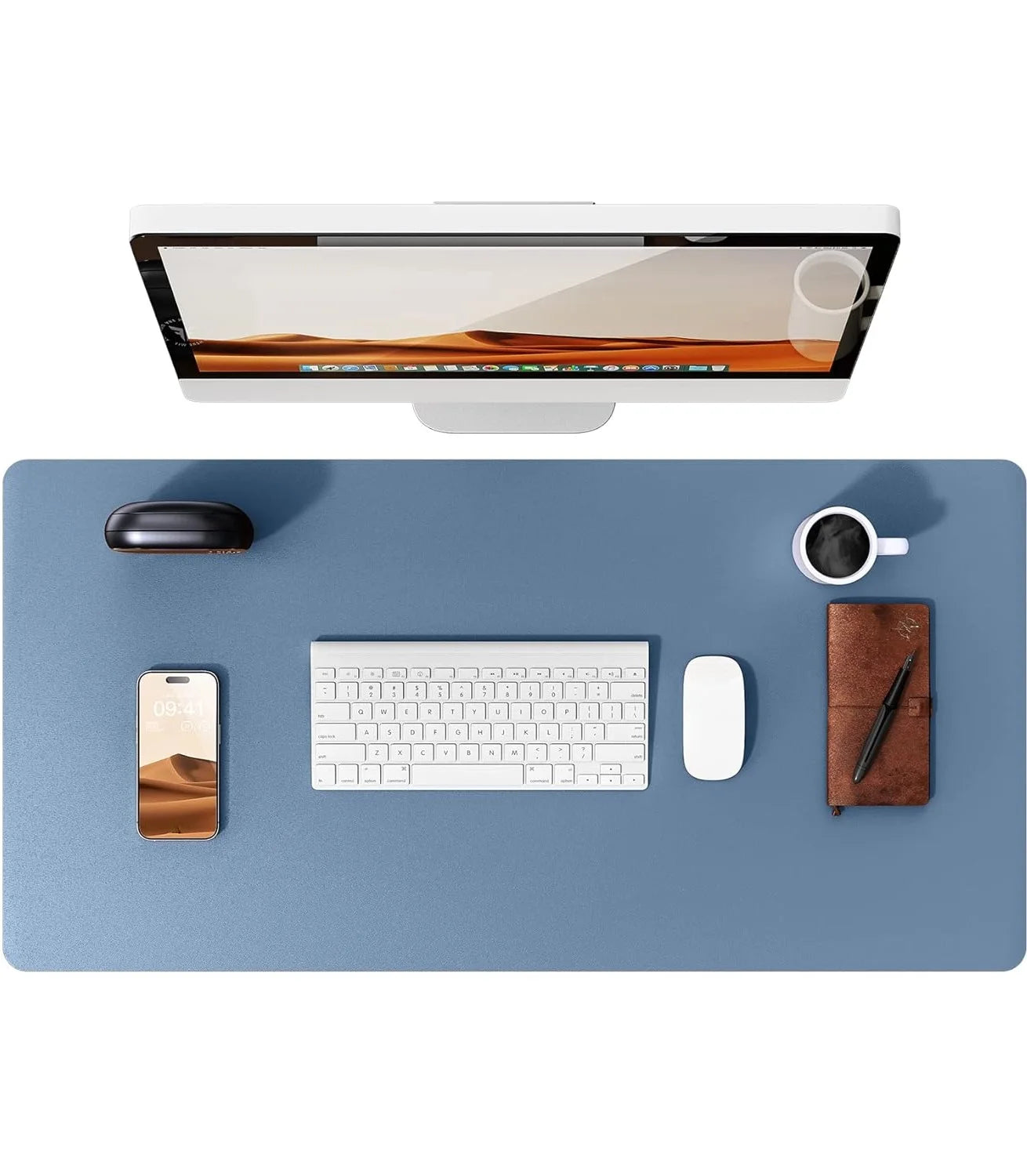 Office Desk Mat, Leather Desk Pad