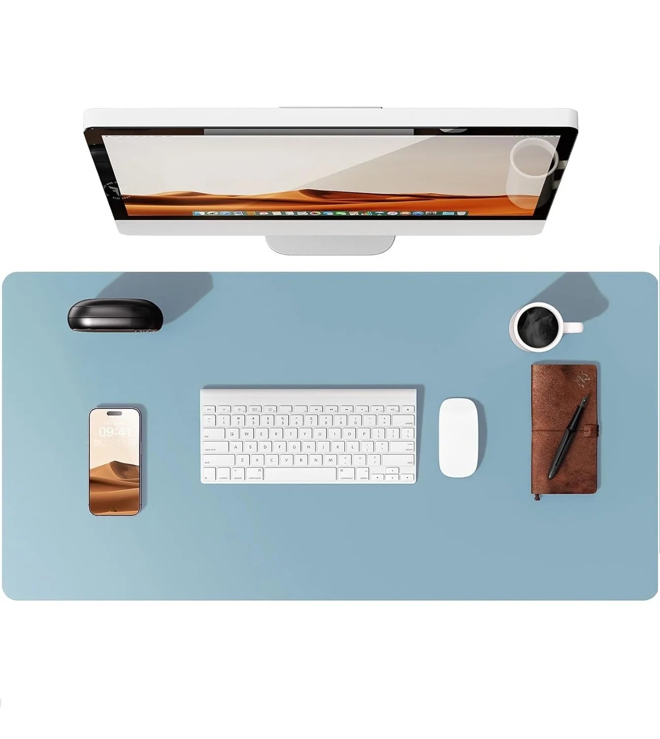 Office Desk Mat, Leather Desk Pad