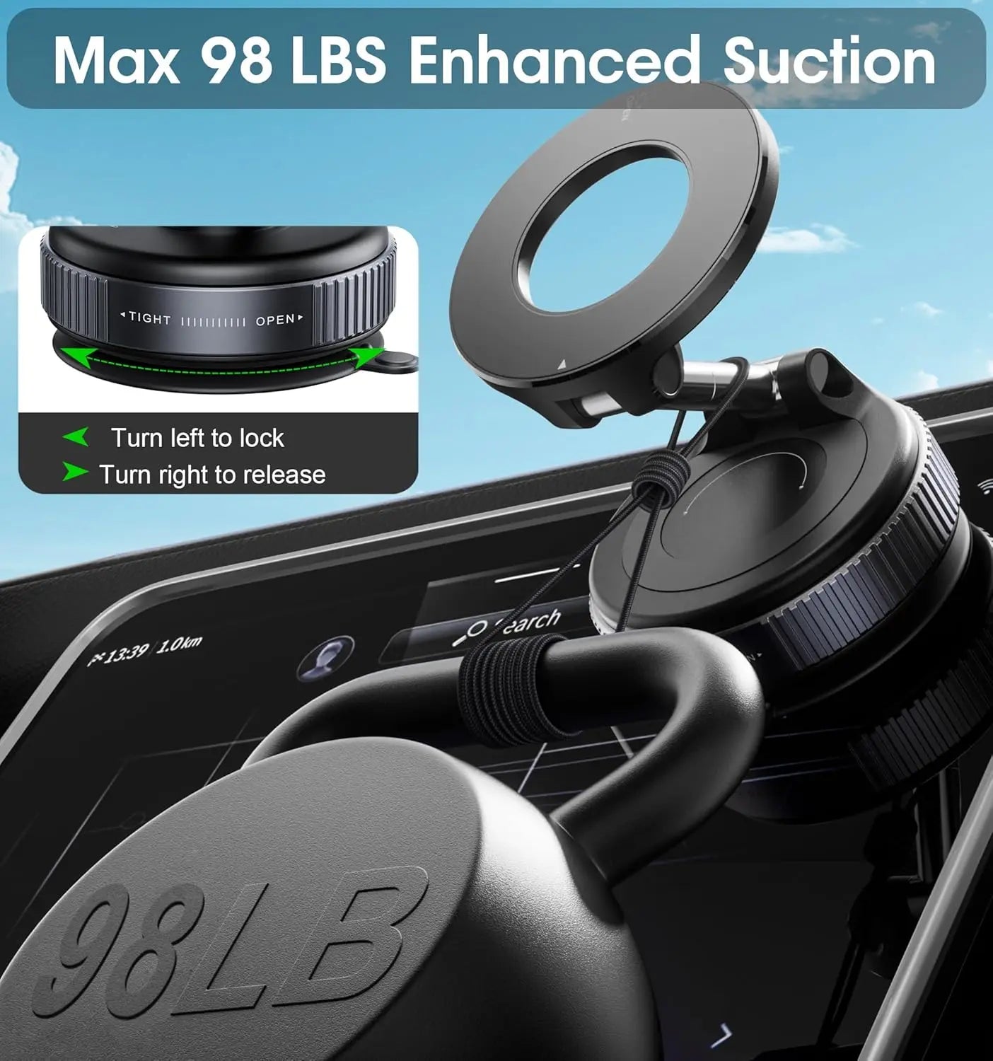 Universal Magnetic Car Phone Holder,