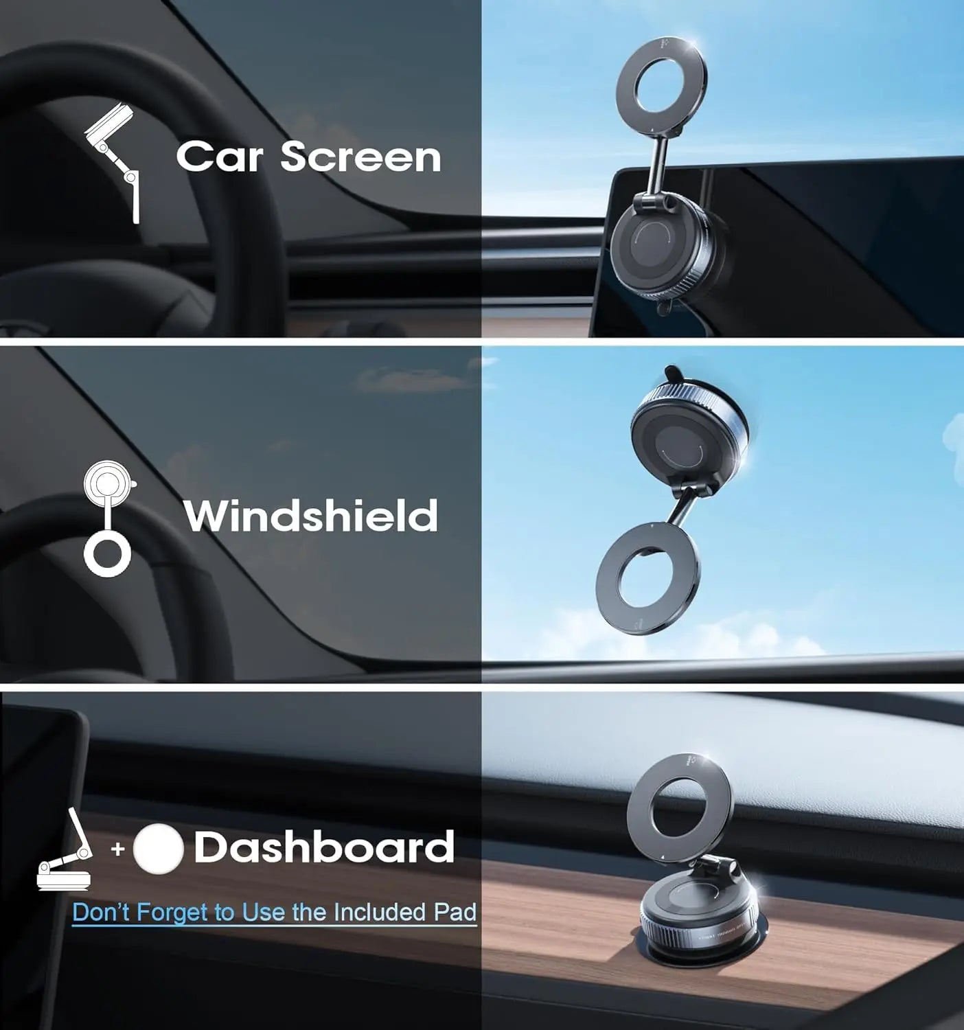 Universal Magnetic Car Phone Holder,