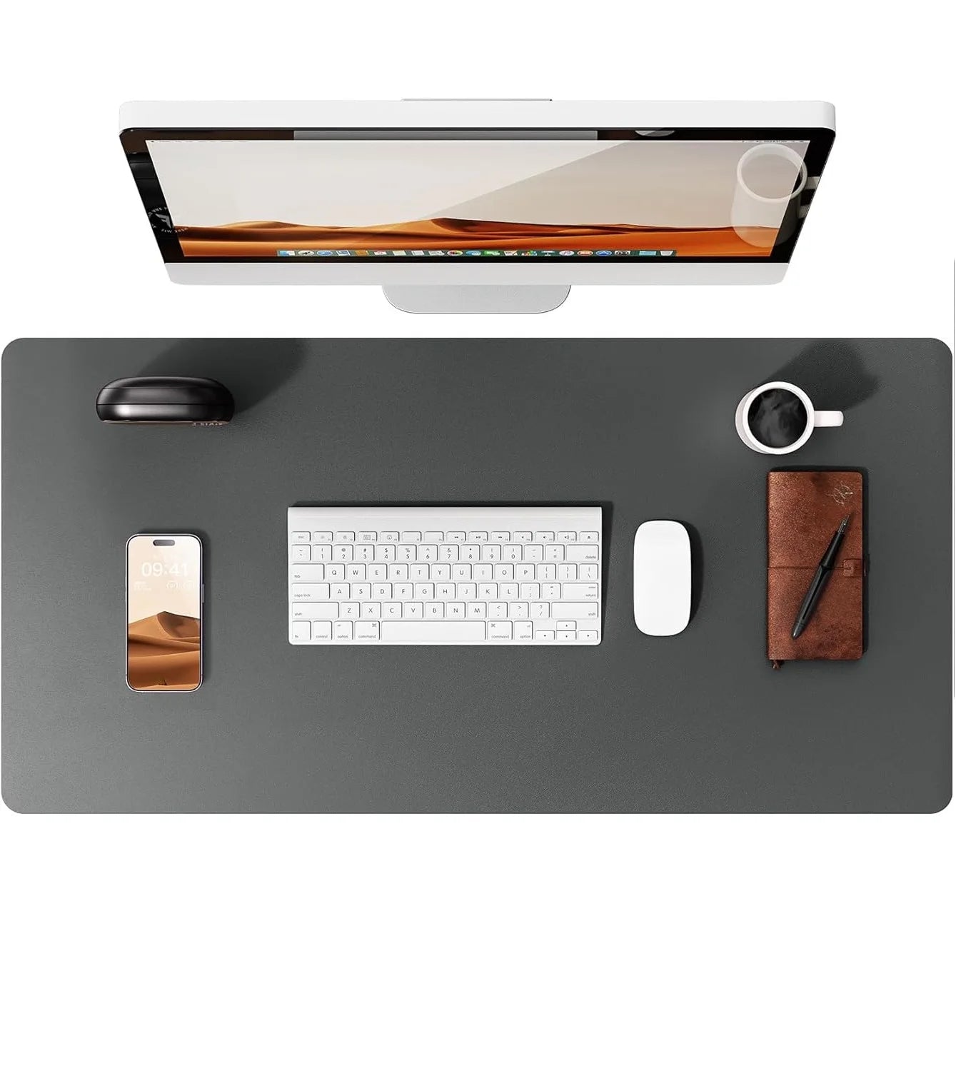 Office Desk Mat, Leather Desk Pad
