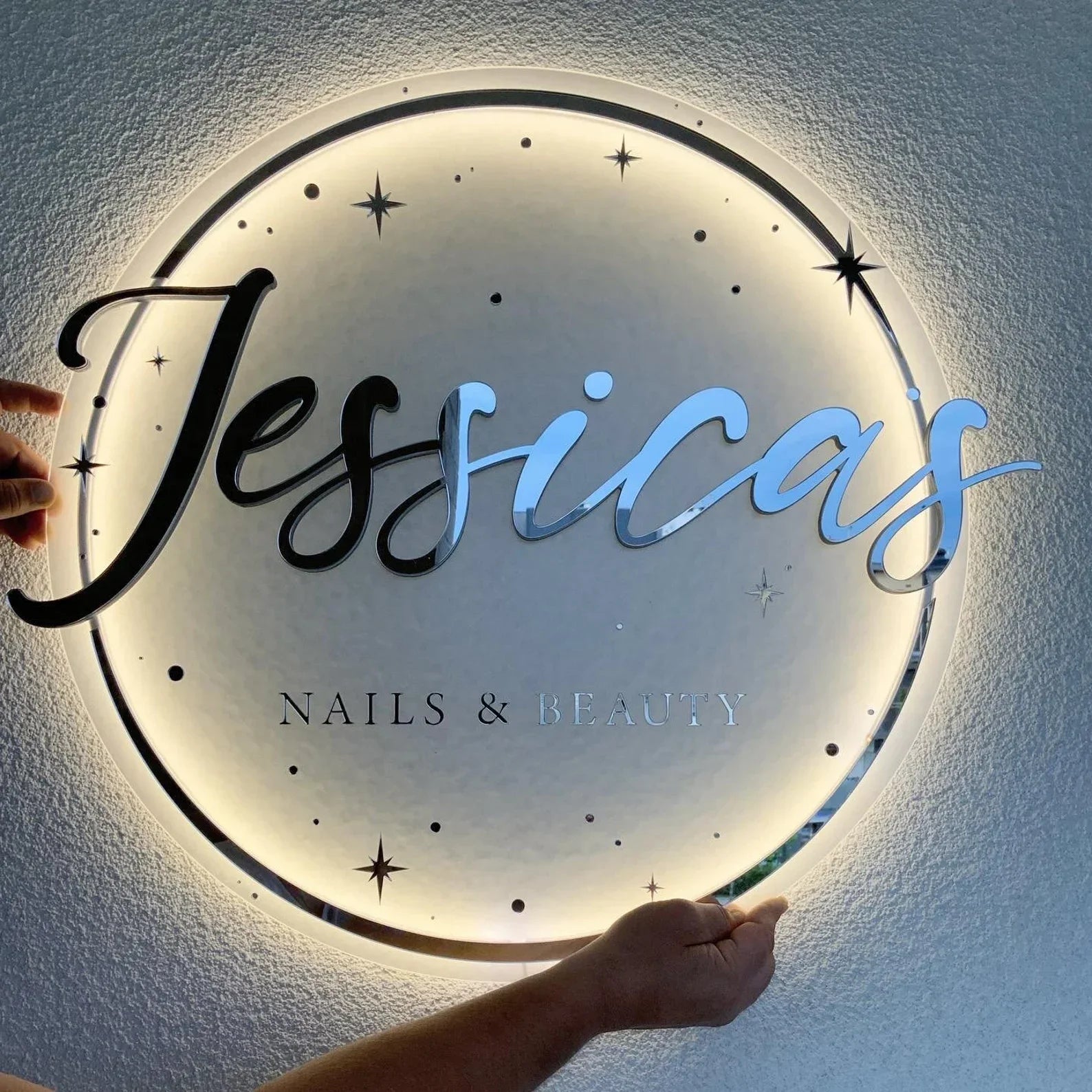 Personalized Business Sign With LED