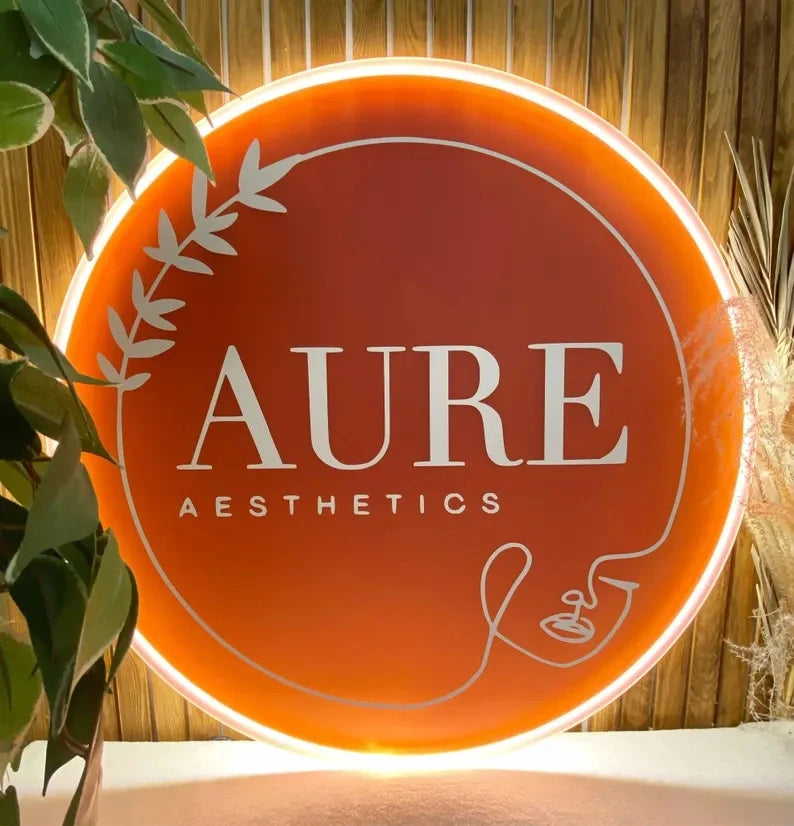 Personalized Business Sign With LED