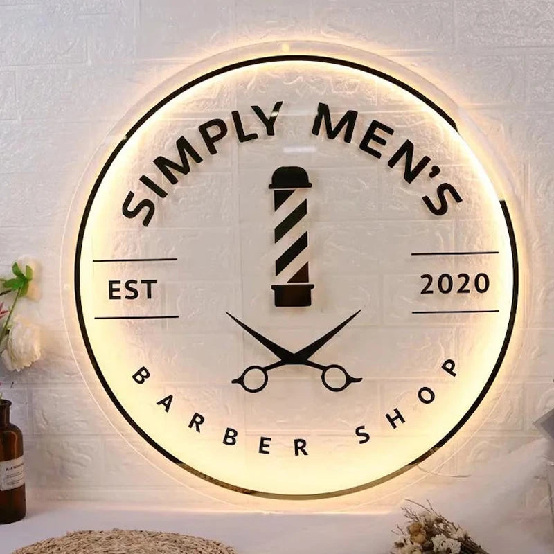 Personalized Business Sign With LED