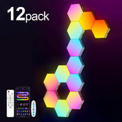 RGB Smart Hexagonal Wall Lamp Color