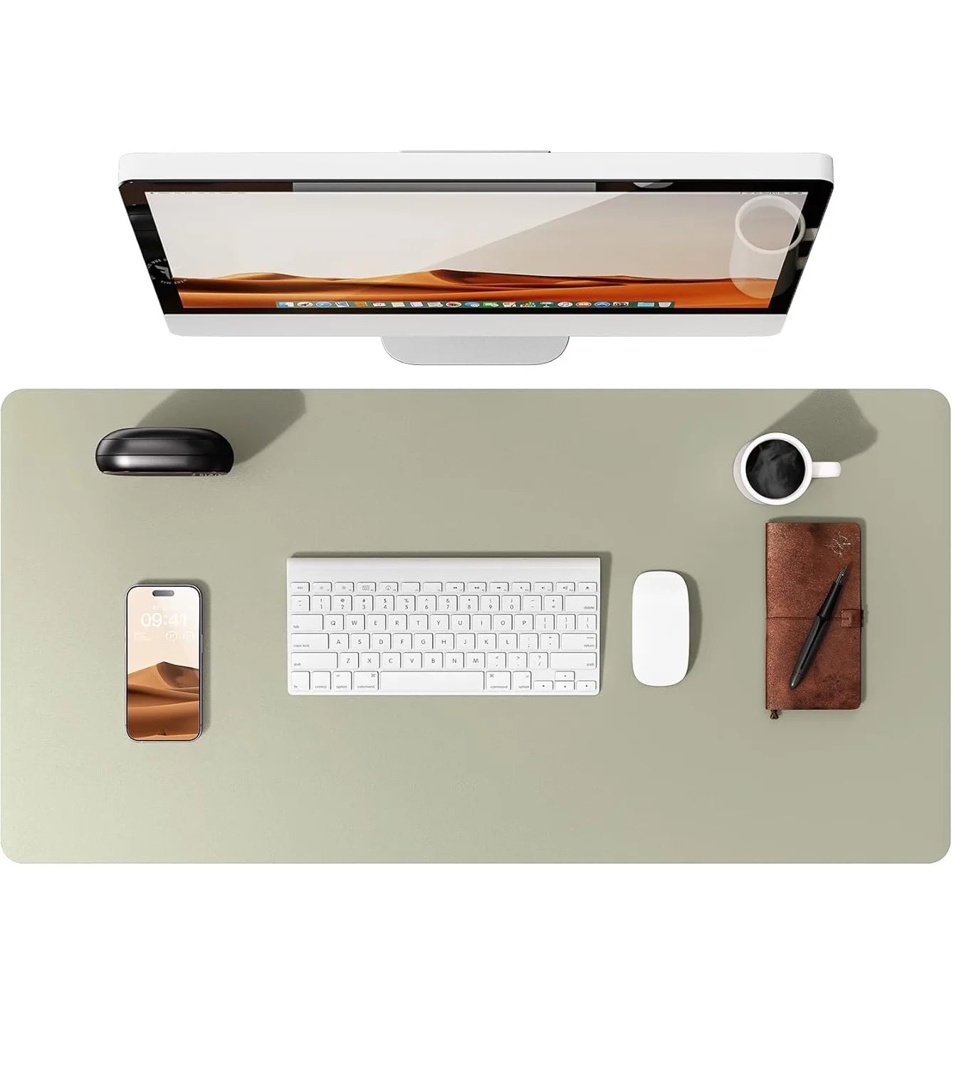Office Desk Mat, Leather Desk Pad
